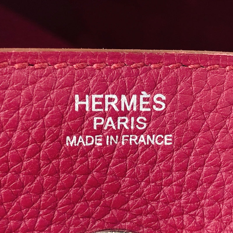 エルメス HERMES リンディ30 T刻印  ルビー シルバー金具 トリヨンクレマンス トリヨンクレマンス レディース ショルダーバッグ