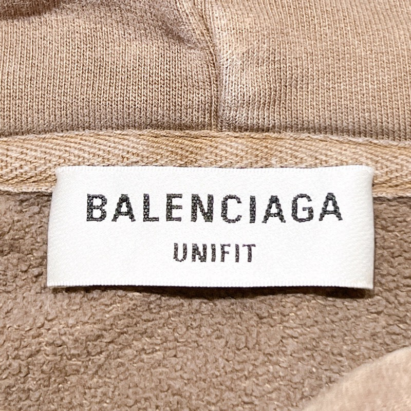 バレンシアガ BALENCIAGA ロゴプリントパーカー 2021年 697879 ブラウン コットン メンズ パーカー |  中古ブランドリユースショップ OKURA(おお蔵)