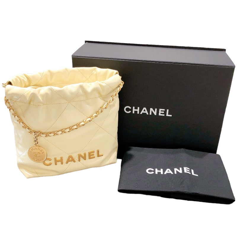 シャネル CHANEL CHANEL22 ミニ バッグ AS3980 カーフ シャイニーカーフ レディース ショルダーバッグ