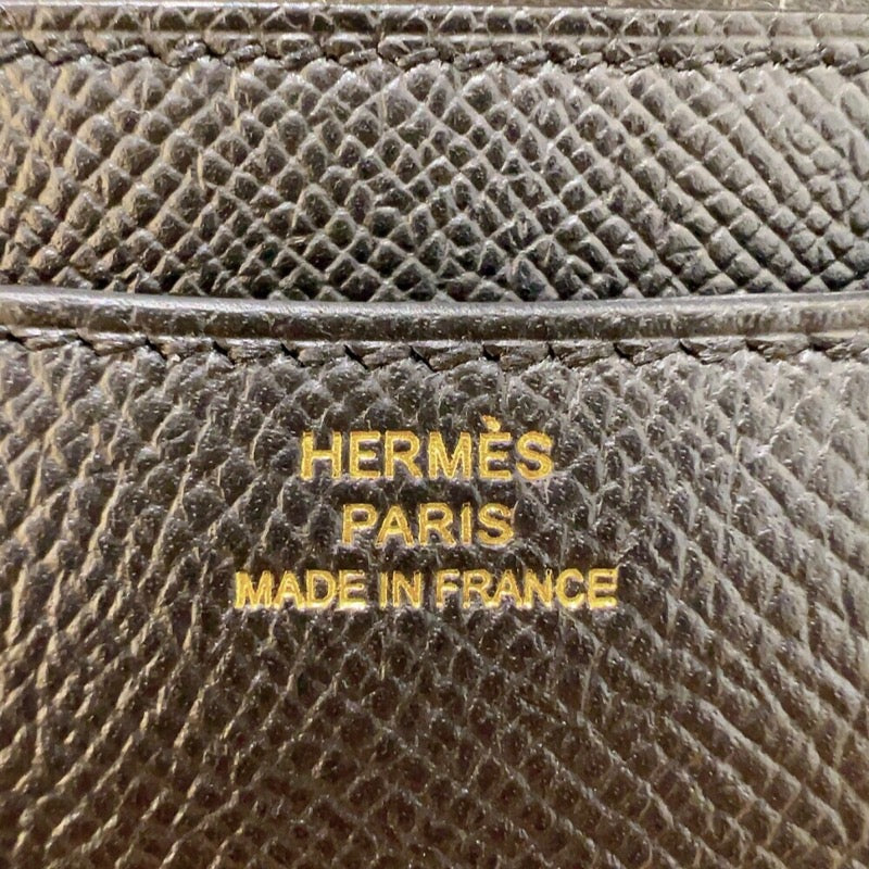 エルメス HERMES コンスタンス3ミニ B刻（2023年製造） ブラック /ピンクゴールド金具 ヴォーエプソン レディース ショルダーバッグ