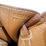 エルメス HERMES バーキン25 W刻 (2024年製) ゴールド　シルバー金具 トゴ レディース ハンドバッグ