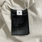 バレンシアガ BALENCIAGA ロゴ刺繍Tシャツ 18SS 541853 グレー コットン メンズ 半袖Ｔシャツ