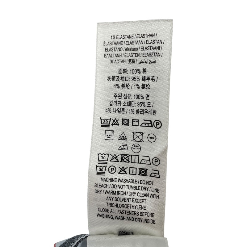 バーバリー BURBERRY リブカラー コットンチェックシャツ 8050132 ブルー コットン メンズ 長袖Ｔシャツ
