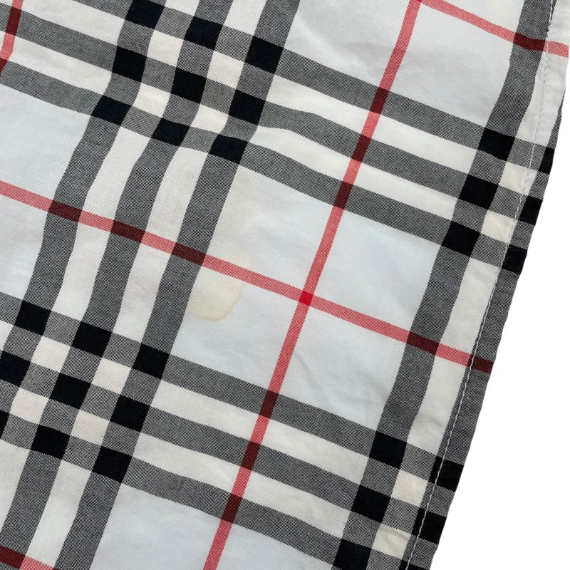 バーバリー BURBERRY リブカラー コットンチェックシャツ 8050132 ブルー コットン メンズ 長袖Ｔシャツ
