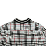 バーバリー BURBERRY リブカラー コットンチェックシャツ 8050132 ブルー コットン メンズ 長袖Ｔシャツ