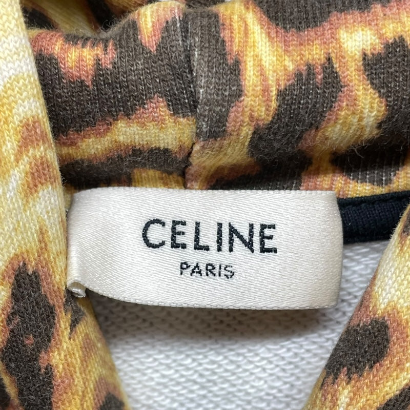 セリーヌ CELINE レオパードロゴスウェットパーカー 2Y321519M