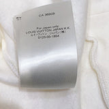 ルイ・ヴィトン LOUIS VUITTON グラフィックプリントスウェットシャツ 1AFB51 ホワイト コットン メンズ スウェット