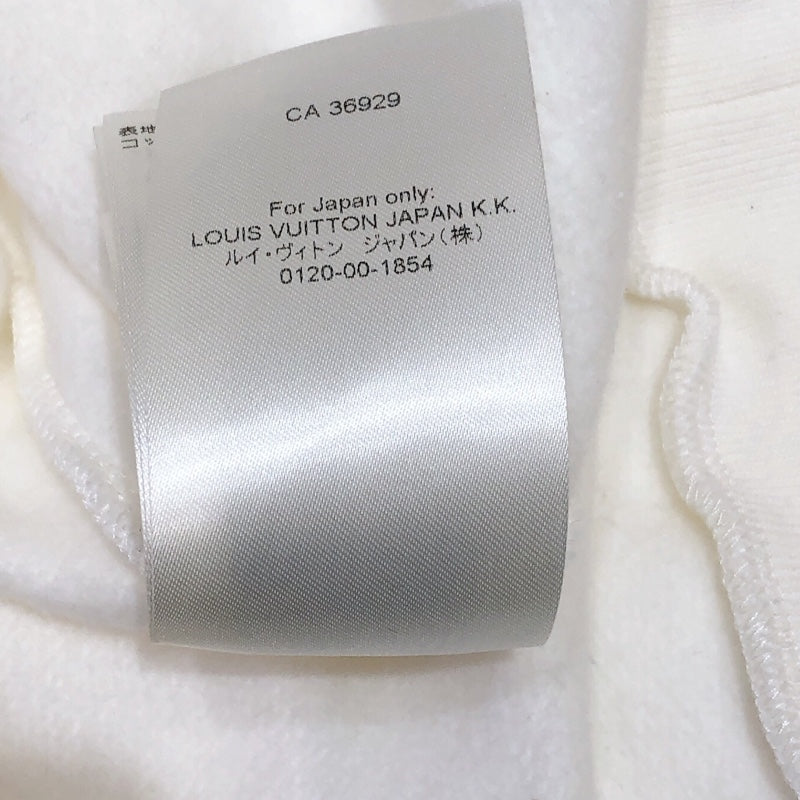 ルイ・ヴィトン LOUIS VUITTON グラフィックプリントスウェットシャツ 1AFB51 ホワイト コットン メンズ スウェット