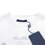 ルイ・ヴィトン LOUIS VUITTON グラフィックプリントスウェットシャツ 1AFB51 ホワイト コットン メンズ スウェット