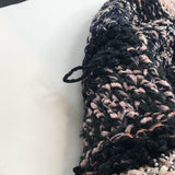 シャネル CHANEL パールビーズミックスファイバー ツイードジャケット P73552 ブラック×ホワイト×ピンク ポリエステル37%・羊毛22%・ナイロン21% レディース ブルゾン