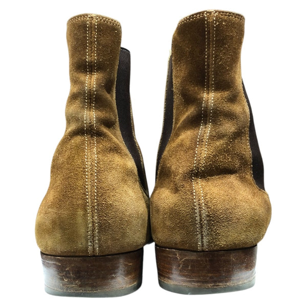 サンローラン SAINT LAURENT スエードクラシック チェルシーブーツ キャメル スエード メンズ ブーツ