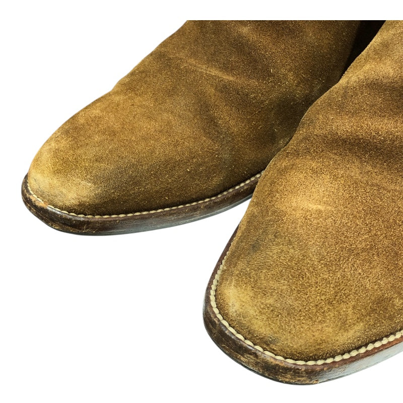 サンローラン SAINT LAURENT スエードクラシック チェルシーブーツ キャメル スエード メンズ ブーツ