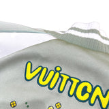 ルイ・ヴィトン LOUIS VUITTON エンブロイダードスーベニアジャケット  1AFHY1 グリーン ポリエステル メンズ ノーカラージャケット