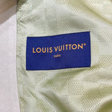 ルイ・ヴィトン LOUIS VUITTON エンブロイダードスーベニアジャケット 24SS 1AFHY1 グリーン×ホワイト ポリエステル メンズ ノーカラージャケット