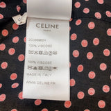 セリーヌ CELINE マルチドット半袖レーヨンシャツ 2C036962H レッド×ブラック GGプラス レーヨン メンズ 半袖シャツ