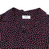 セリーヌ CELINE マルチドット半袖レーヨンシャツ 2C036962H レッド×ブラック GGプラス レーヨン メンズ 半袖シャツ