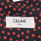 セリーヌ CELINE マルチドット半袖レーヨンシャツ 2C036962H レッド×ブラック GGプラス レーヨン メンズ 半袖シャツ