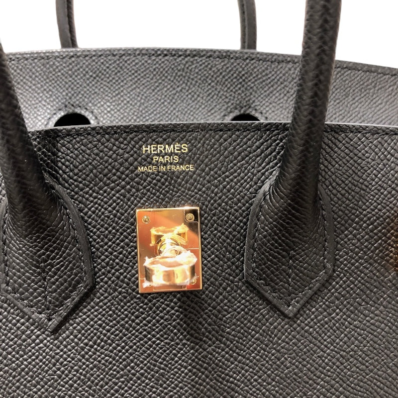 エルメス HERMES バーキン25 セリエ B刻 ブラック ゴールド金具 エプソン レディース ハンドバッグ