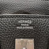 エルメス HERMES バーキン25 Y刻印　(2020年製) ブラック シルバー金具 トゴ レディース ハンドバッグ