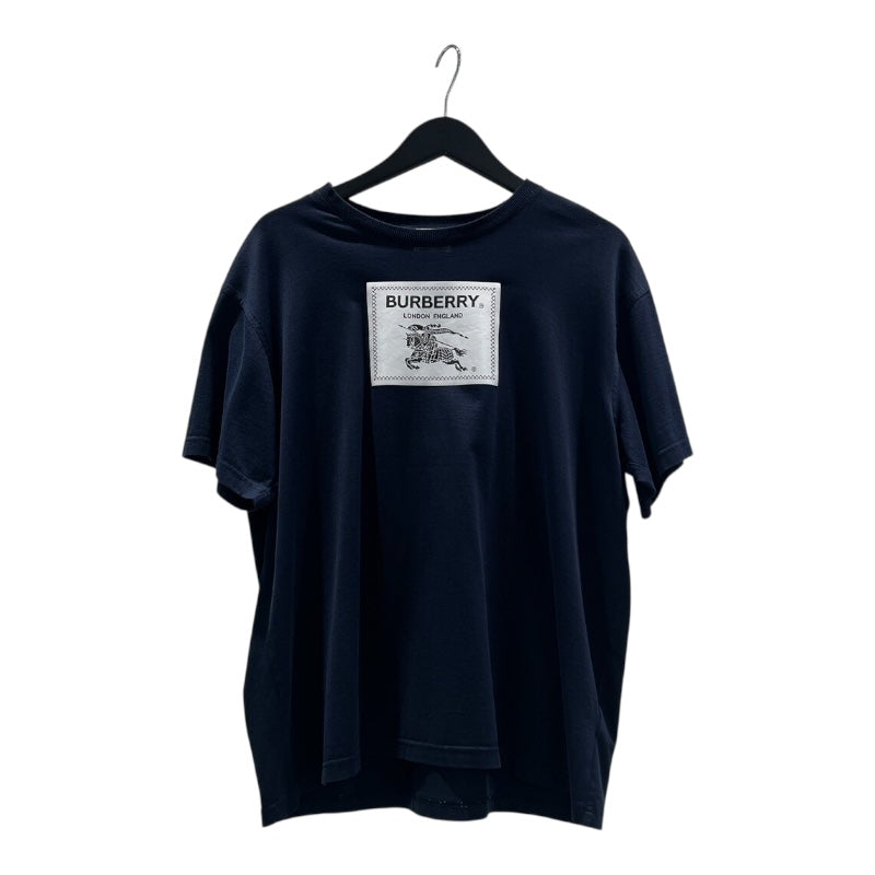 バーバリー BURBERRY プローサムロゴプリントTシャツ 8068801 ネイビー コットン メンズ 半袖Ｔシャツ