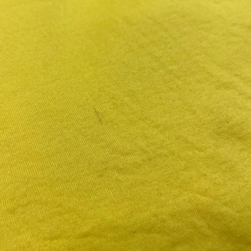 ルイ・ヴィトン LOUIS VUITTON ロゴ 刺繍Tシャツ イエロー L コットン100％ メンズ 半袖Ｔシャツ