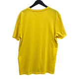 ルイ・ヴィトン LOUIS VUITTON ロゴ 刺繍Tシャツ イエロー L コットン100％ メンズ 半袖Ｔシャツ