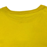 ルイ・ヴィトン LOUIS VUITTON ロゴ 刺繍Tシャツ イエロー L コットン100％ メンズ 半袖Ｔシャツ