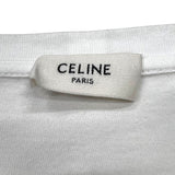 セリーヌ CELINE パームツリー プリントTシャツ ホワイト×マルチカラー XL コットン100％ メンズ 半袖Ｔシャツ