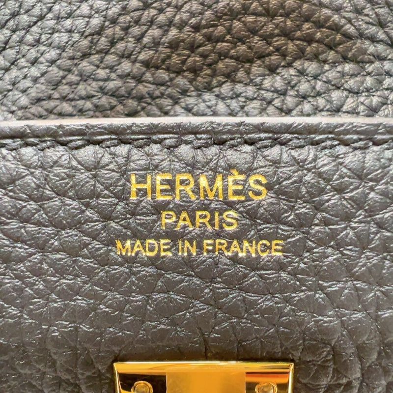 エルメス HERMES バーキン25 W刻　(2024年製) ブラック ゴールド金具 トゴ レディース ハンドバッグ