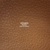 エルメス HERMES ピコタンロックPM W刻 ゴールド　SV金具 トリヨンクレマンス レディース ハンドバッグ