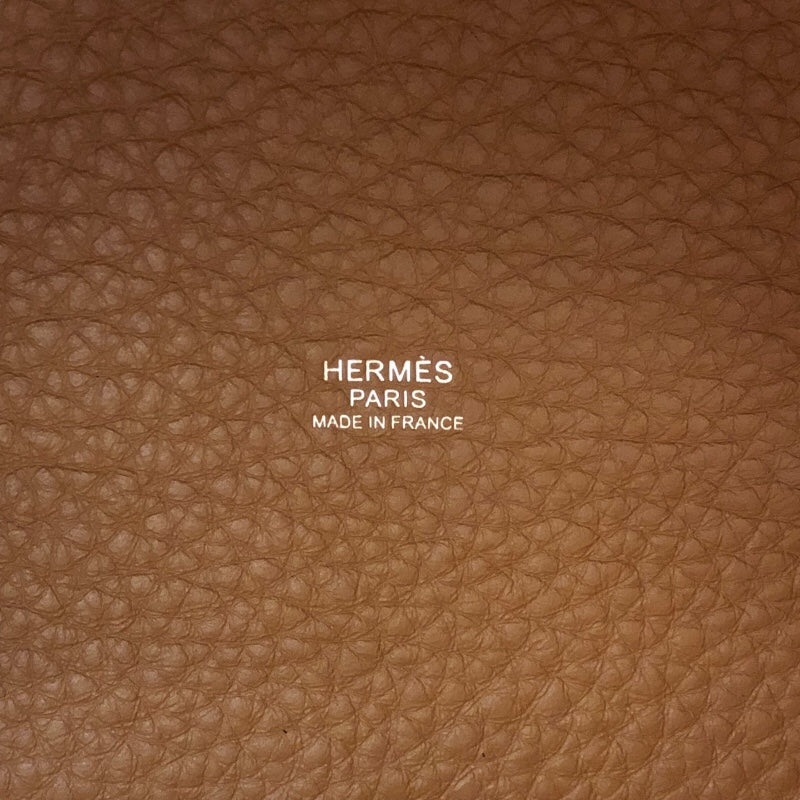 エルメス HERMES ピコタンロックPM W刻 ゴールド　SV金具 トリヨンクレマンス レディース ハンドバッグ