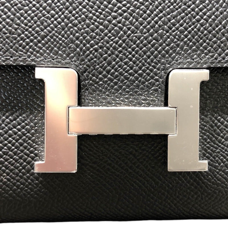 エルメス HERMES コンスタンストゥーゴー W刻 ブラック/シルバー金具 エプソン ユニセックス ショルダーバッグ