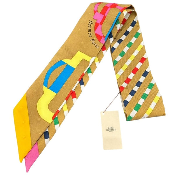 エルメス HERMES ツイリー　BOUCLERIE MODERNE シルク レディース スカーフ
