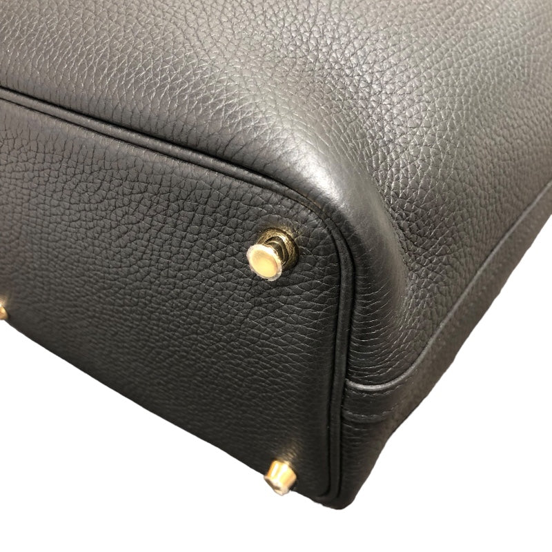 エルメス HERMES ピコタンロックPM W刻 ブラック GD金具  トリヨンクレマンス レディース ハンドバッグ
