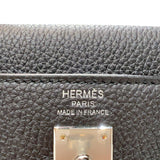 エルメス HERMES ケリー25 内縫い W刻印　(2024年製) ブラック シルバー金具 ドゴ レディース ハンドバッグ