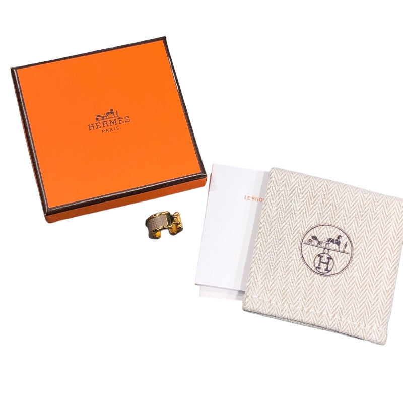 エルメス HERMES イヤーカフ オランプPM エトゥープ メタル/エプソン/GD金具 イヤリング レディース 中古