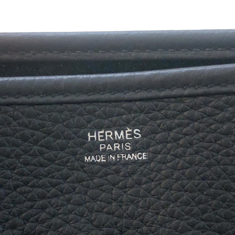 エルメス HERMES エヴリン3PM W刻 (2024年製) ブラック シルバー金具 トリヨンクレマンス ユニセックス ショルダーバッグ