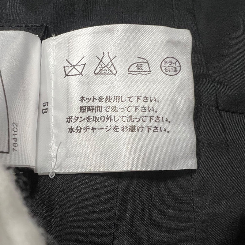 シャネル CHANEL ココマークボタン ジャンパースカート P34029 36(約Sサイズ) ブラック ウール97％ カシミヤ3％ レディース スカート