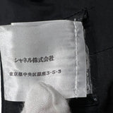 シャネル CHANEL ココマークボタン ジャンパースカート P34029 36(約Sサイズ) ブラック ウール97％ カシミヤ3％ レディース スカート