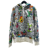 ルイ・ヴィトン LOUIS VUITTON モノグラムコミックス　総柄スウェットパーカー HOY88W コットン メンズ パーカー