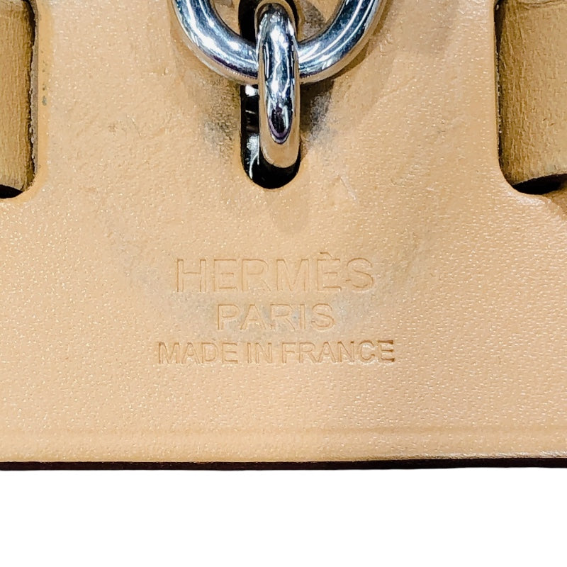 エルメス HERMES エールバッグジップPM □R刻印(2014年製) カシス シルバー金具 トワル ヴァッシュハンター レディース ショルダーバッグ