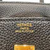 エルメス HERMES バーキン25 W刻　(2024年製) ブラック ゴールド金具 トゴ レディース ハンドバッグ