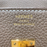 エルメス HERMES バーキン25 W刻　(2024年製) エトゥープ ゴールド金具 トゴ レディース ハンドバッグ