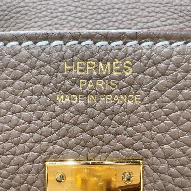 エルメス HERMES バーキン25 W刻　(2024年製) エトゥープ ゴールド金具 トゴ レディース ハンドバッグ