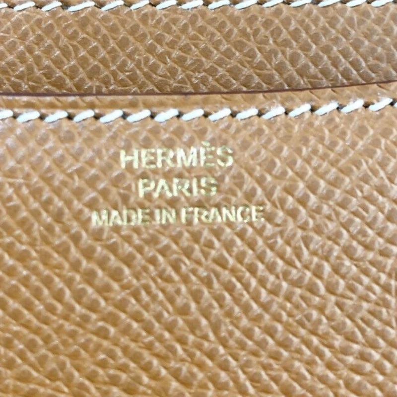 エルメス HERMES コンスタンス3ミニ  Z刻印 ゴールド/ゴールド金具 エプソン ショルダーバッグ