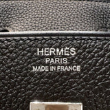 エルメス HERMES バーキン25 Z刻印　(2021年製) ブラック　シルバー金具 トゴ レディース ハンドバッグ