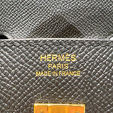 エルメス HERMES バーキン25セリエ U刻印　(2022年製) ブラック ゴールド金具 ヴォーエプソン レディース ハンドバッグ