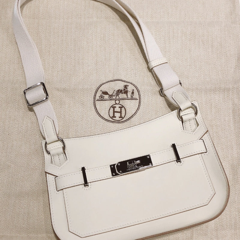 エルメス HERMES ジプシエールミニ W刻印　(2024年製) マッシュルーム/シルバー金具 ヴォースイフト レディース ショルダーバッグ