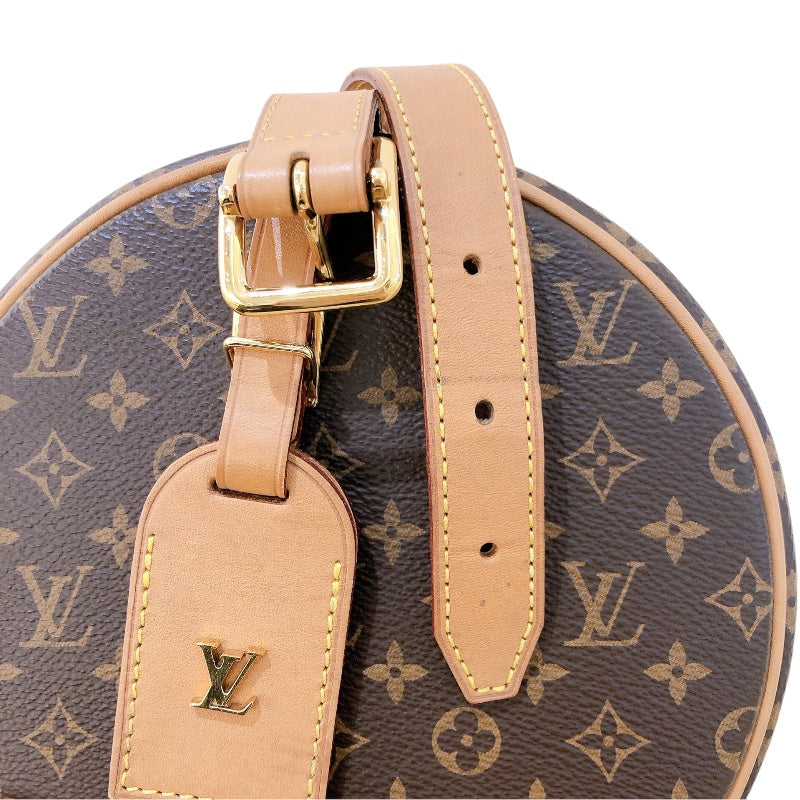 ルイ・ヴィトン LOUIS VUITTON プティット・ボワット・シャポー M43514 ブラウン モノグラム・キャンバス/レザー レディース ショルダーバッグ