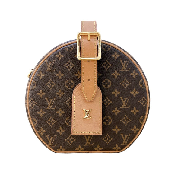 ルイ・ヴィトン LOUIS VUITTON プティット・ボワット・シャポー M43514 ブラウン モノグラム・キャンバス/レザー レディース ショルダーバッグ